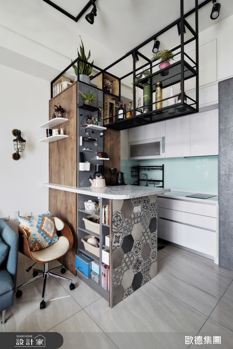 14坪新成屋(5年以下)＿混搭風廚房案例圖片＿台灣歐德傢俱股份有限公司＿歐德_147之8