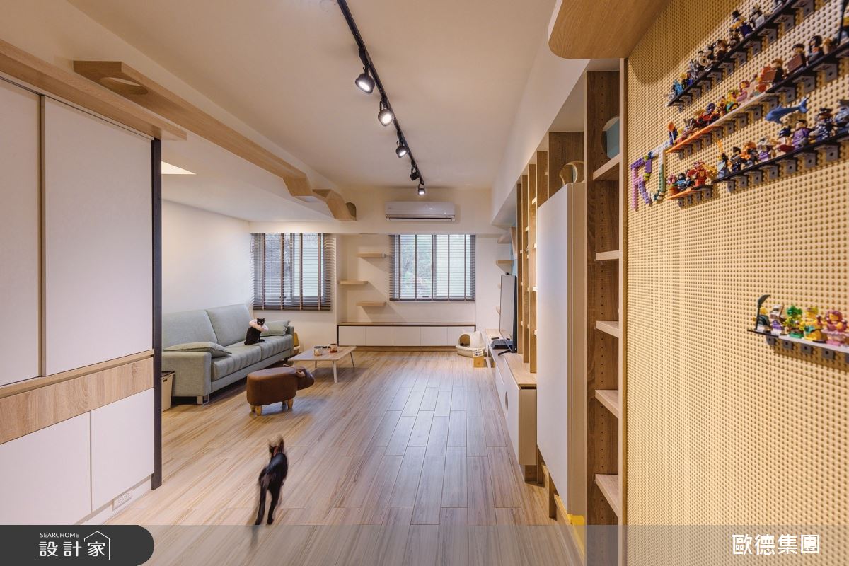 19坪老屋(16~30年)＿北歐風客廳案例圖片＿台灣歐德傢俱股份有限公司＿歐德_149之1