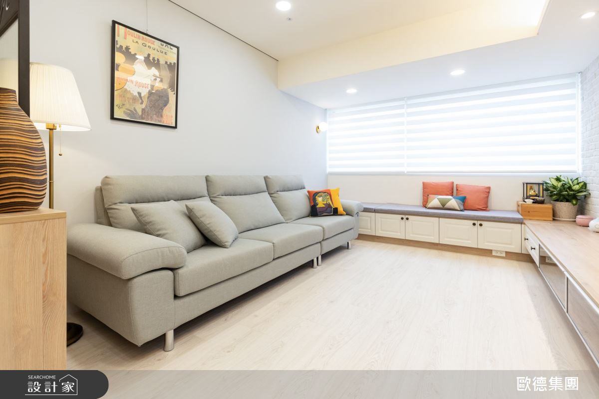 32坪老屋(16~30年)＿鄉村風客廳案例圖片＿台灣歐德傢俱股份有限公司＿歐德_150之4