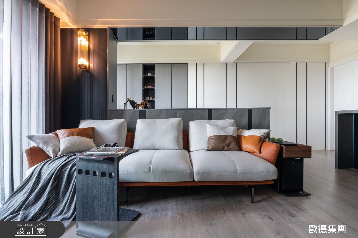 24坪新成屋(5年以下)＿混搭風客廳案例圖片＿台灣歐德傢俱股份有限公司＿歐德_152之7