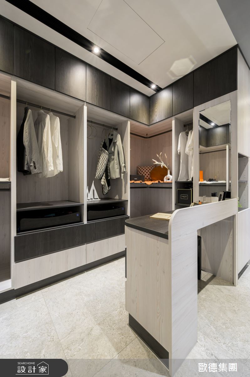35坪新成屋(5年以下)＿現代風更衣間案例圖片＿台灣歐德傢俱股份有限公司＿歐德_153之34