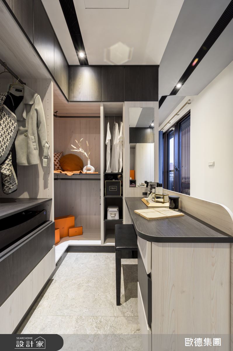 35坪新成屋(5年以下)＿現代風更衣間案例圖片＿台灣歐德傢俱股份有限公司＿歐德_153之35