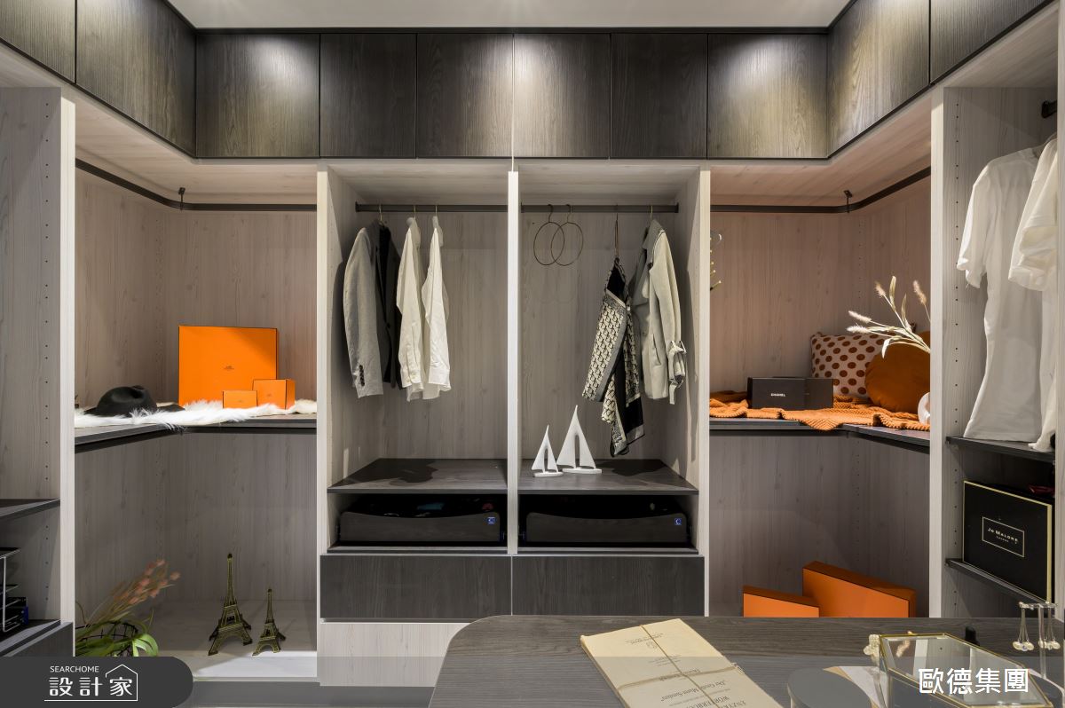 35坪新成屋(5年以下)＿現代風更衣間案例圖片＿台灣歐德傢俱股份有限公司＿歐德_153之36
