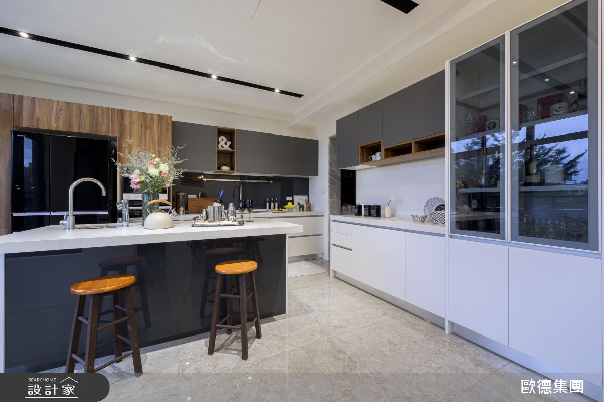 35坪新成屋(5年以下)＿現代風廚房案例圖片＿台灣歐德傢俱股份有限公司＿歐德_153之18