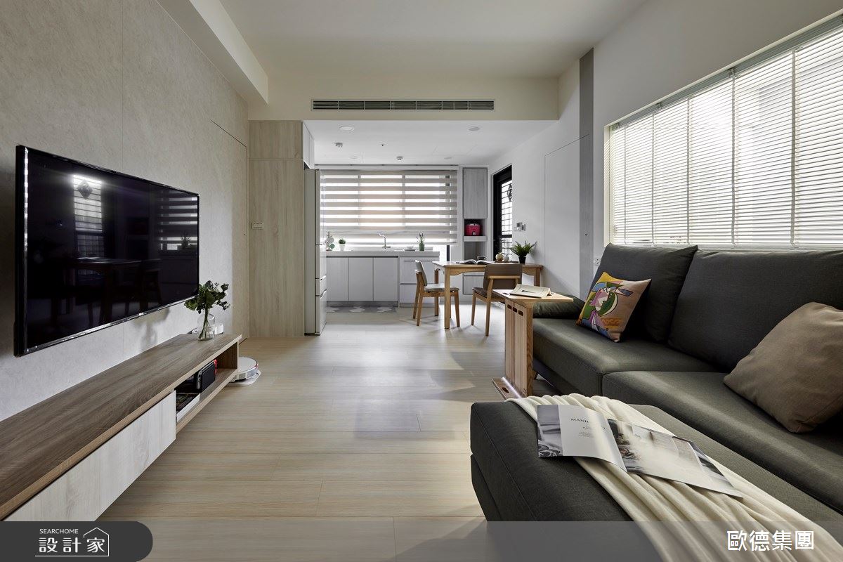 18坪新成屋(5年以下)＿北歐風客廳案例圖片＿台灣歐德傢俱股份有限公司＿歐德_155之6