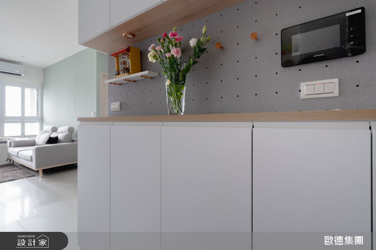 26坪新成屋(5年以下)＿混搭風玄關案例圖片＿台灣歐德傢俱股份有限公司＿歐德_157之2