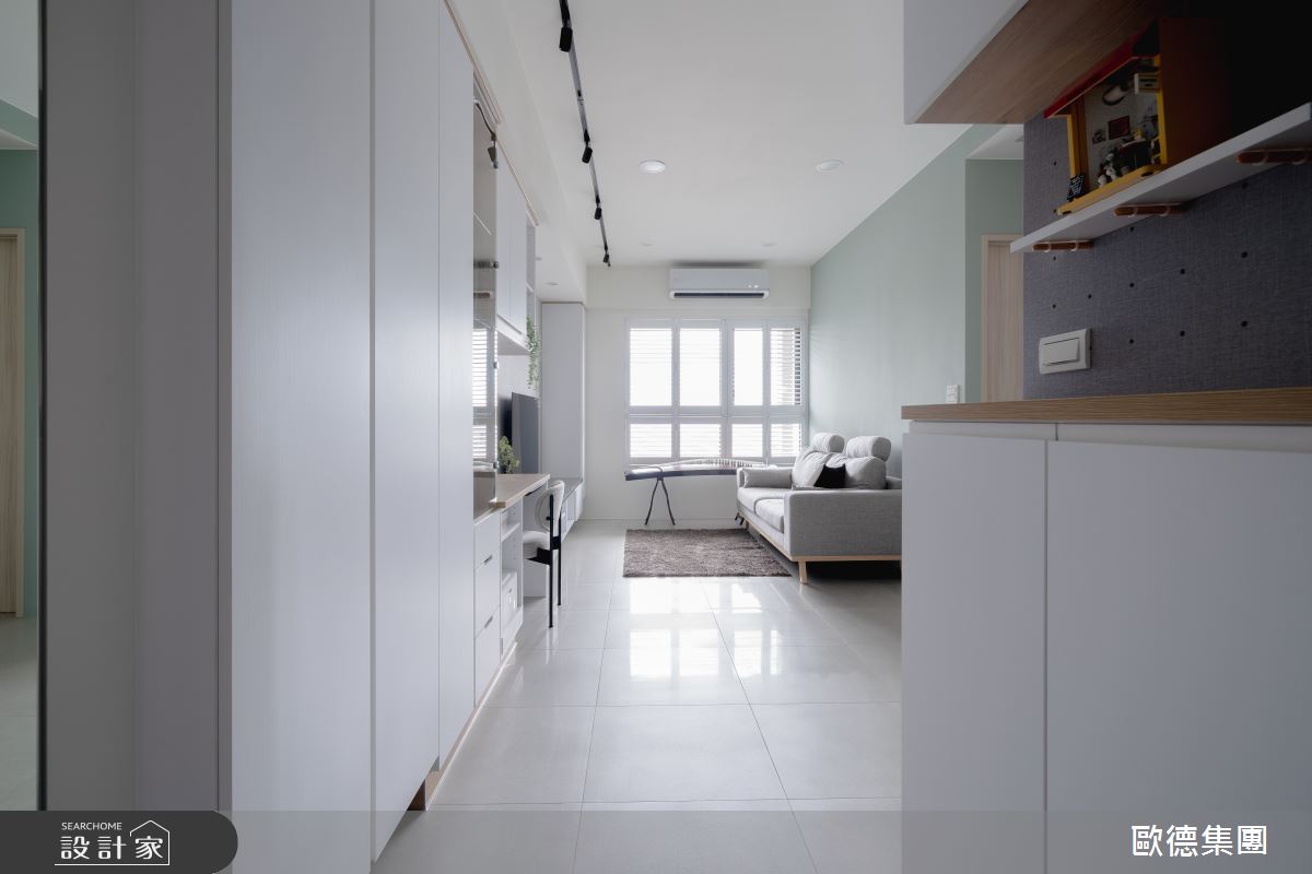 26坪新成屋(5年以下)＿混搭風玄關案例圖片＿台灣歐德傢俱股份有限公司＿歐德_157之3