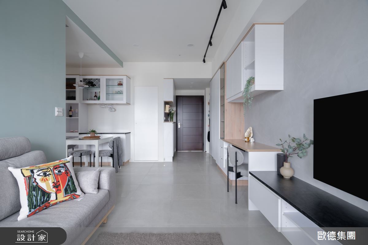 26坪新成屋(5年以下)＿混搭風客廳案例圖片＿台灣歐德傢俱股份有限公司＿歐德_157之12