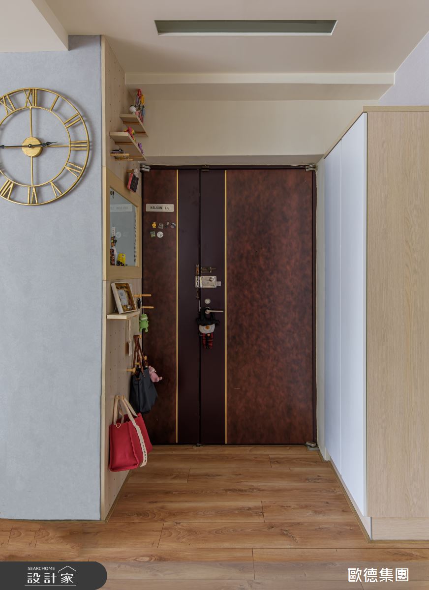 28坪老屋(16~30年)＿北歐風玄關案例圖片＿台灣歐德傢俱股份有限公司＿歐德_159之1
