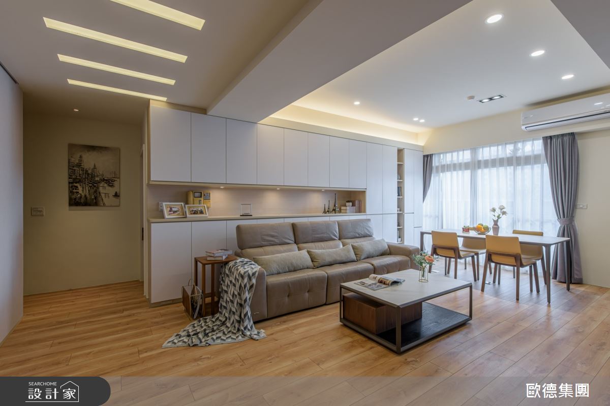 28坪老屋(16~30年)＿北歐風客廳餐廳案例圖片＿台灣歐德傢俱股份有限公司＿歐德_159之6