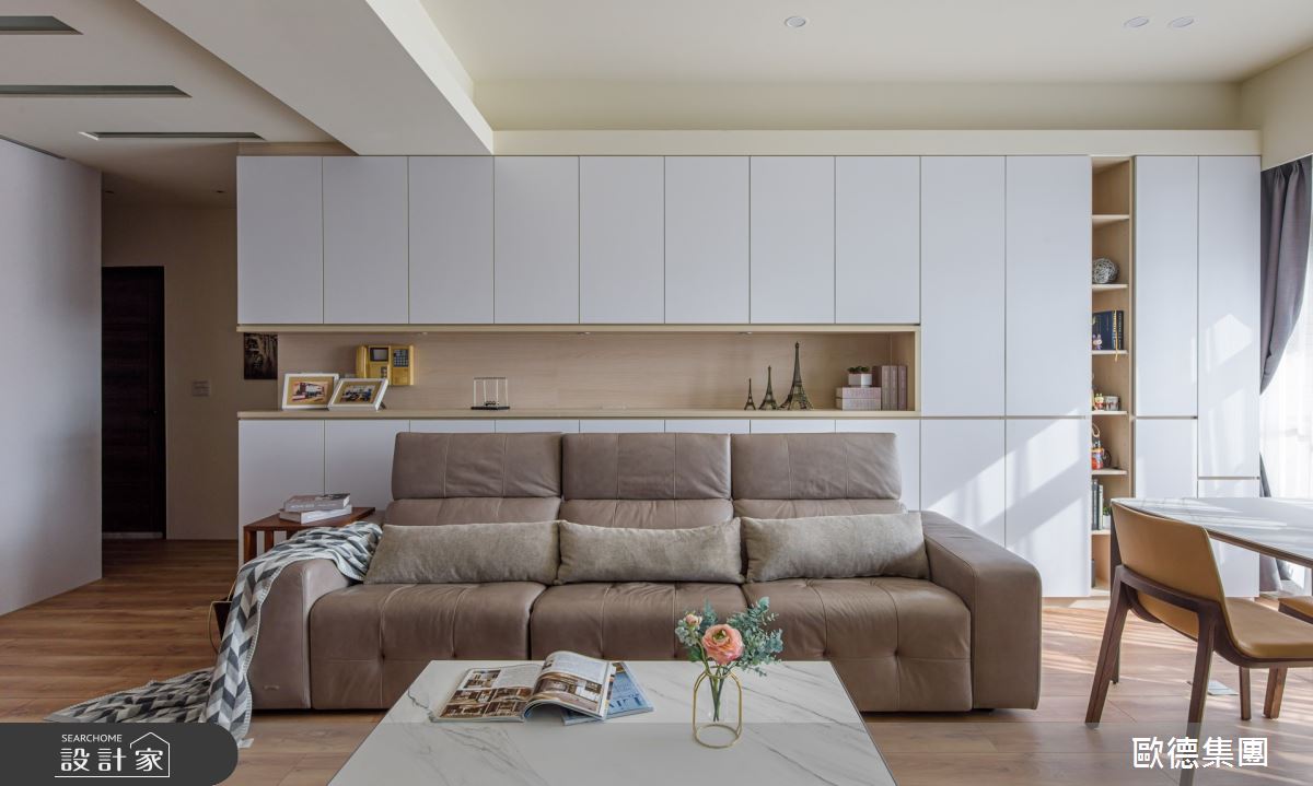 28坪老屋(16~30年)＿北歐風客廳案例圖片＿台灣歐德傢俱股份有限公司＿歐德_159之8