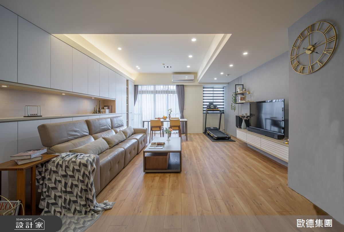 28坪老屋(16~30年)＿北歐風客廳案例圖片＿台灣歐德傢俱股份有限公司＿歐德_159之4