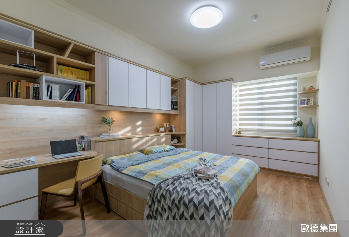 28坪老屋(16~30年)＿北歐風臥室案例圖片＿台灣歐德傢俱股份有限公司＿歐德_159之16