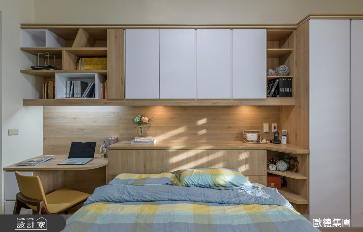 28坪老屋(16~30年)＿北歐風臥室案例圖片＿台灣歐德傢俱股份有限公司＿歐德_159之17