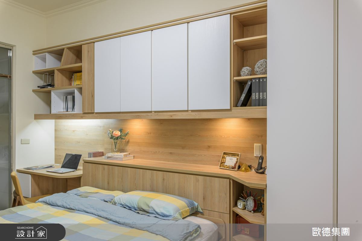 28坪老屋(16~30年)＿北歐風臥室案例圖片＿台灣歐德傢俱股份有限公司＿歐德_159之22