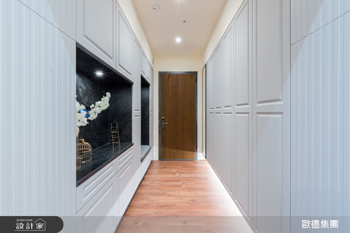 28坪新成屋(5年以下)＿混搭風玄關案例圖片＿台灣歐德傢俱股份有限公司＿歐德_162之1