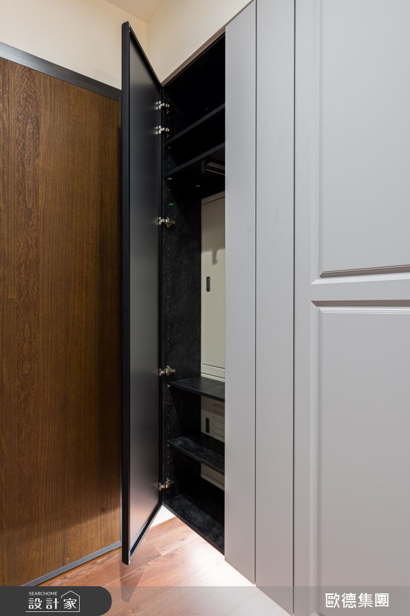 28坪新成屋(5年以下)＿混搭風玄關案例圖片＿台灣歐德傢俱股份有限公司＿歐德_162之2