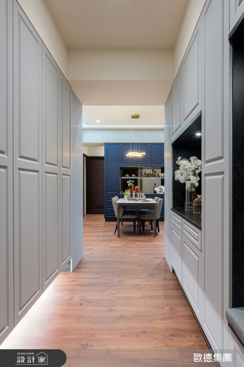 28坪新成屋(5年以下)＿混搭風玄關案例圖片＿台灣歐德傢俱股份有限公司＿歐德_162之5