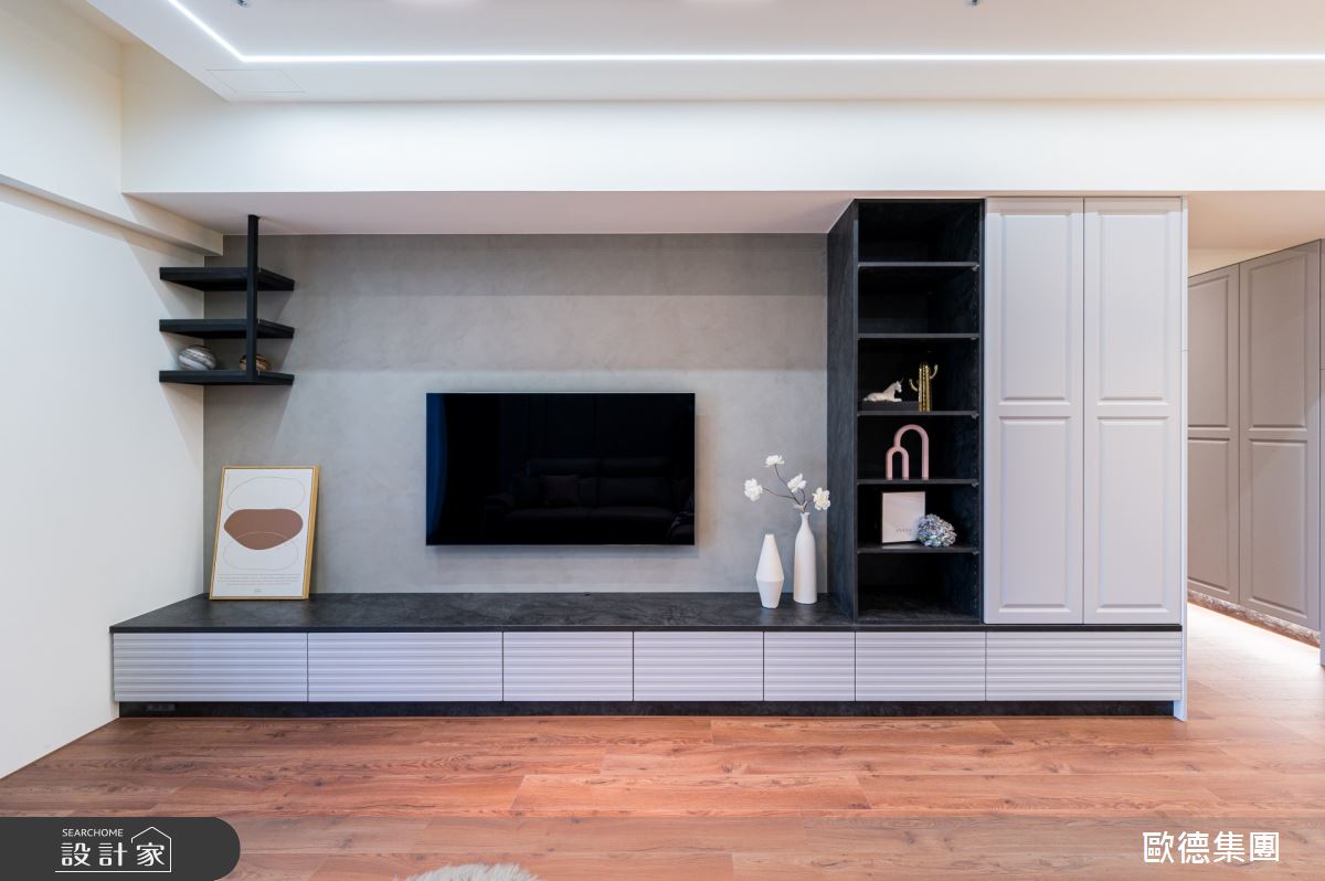 28坪新成屋(5年以下)＿混搭風客廳案例圖片＿台灣歐德傢俱股份有限公司＿歐德_162之7