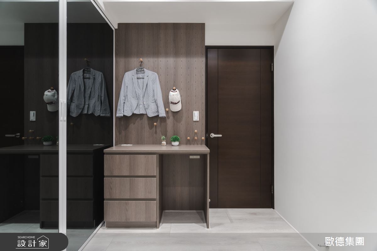 25坪新成屋(5年以下)＿混搭風更衣間案例圖片＿台灣歐德傢俱股份有限公司＿歐德_163之14