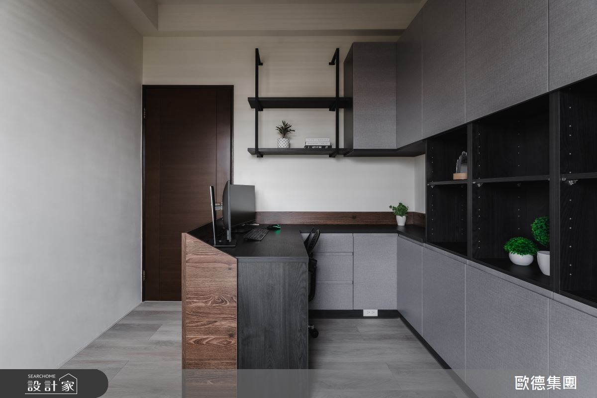 25坪新成屋(5年以下)＿混搭風書房案例圖片＿台灣歐德傢俱股份有限公司＿歐德_163之16
