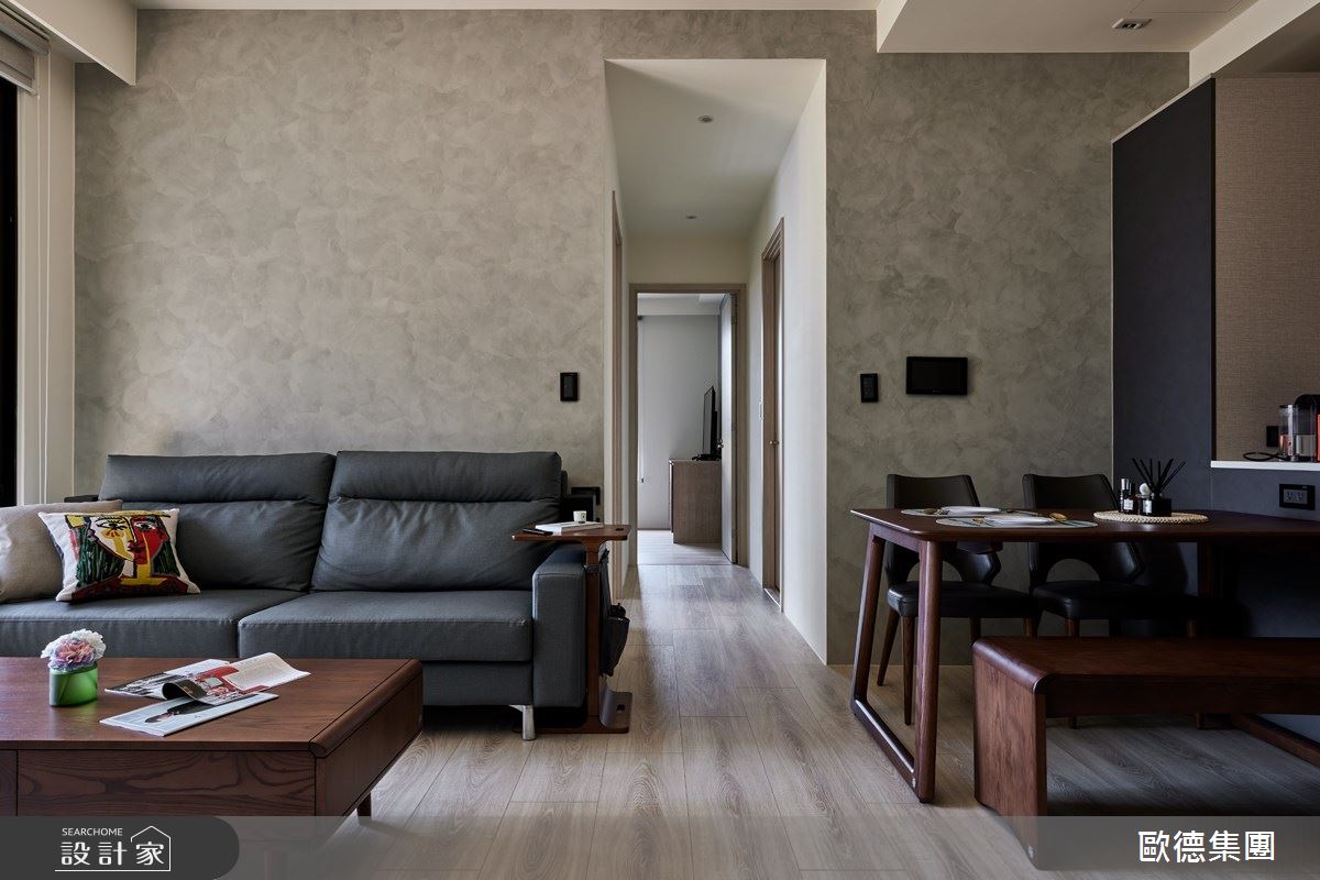 17坪新成屋(5年以下)＿現代風客廳餐廳案例圖片＿台灣歐德傢俱股份有限公司＿歐德_164之5