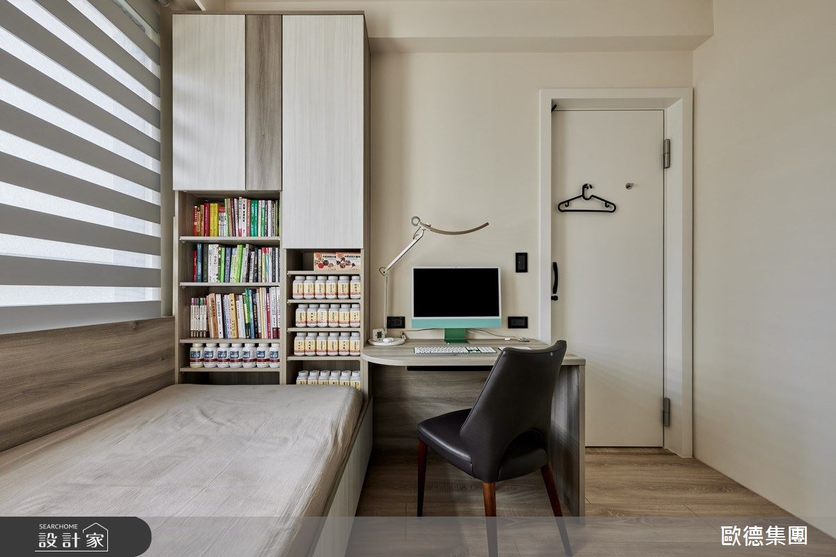 17坪新成屋(5年以下)＿現代風書房臥榻客房案例圖片＿台灣歐德傢俱股份有限公司＿歐德_164之15