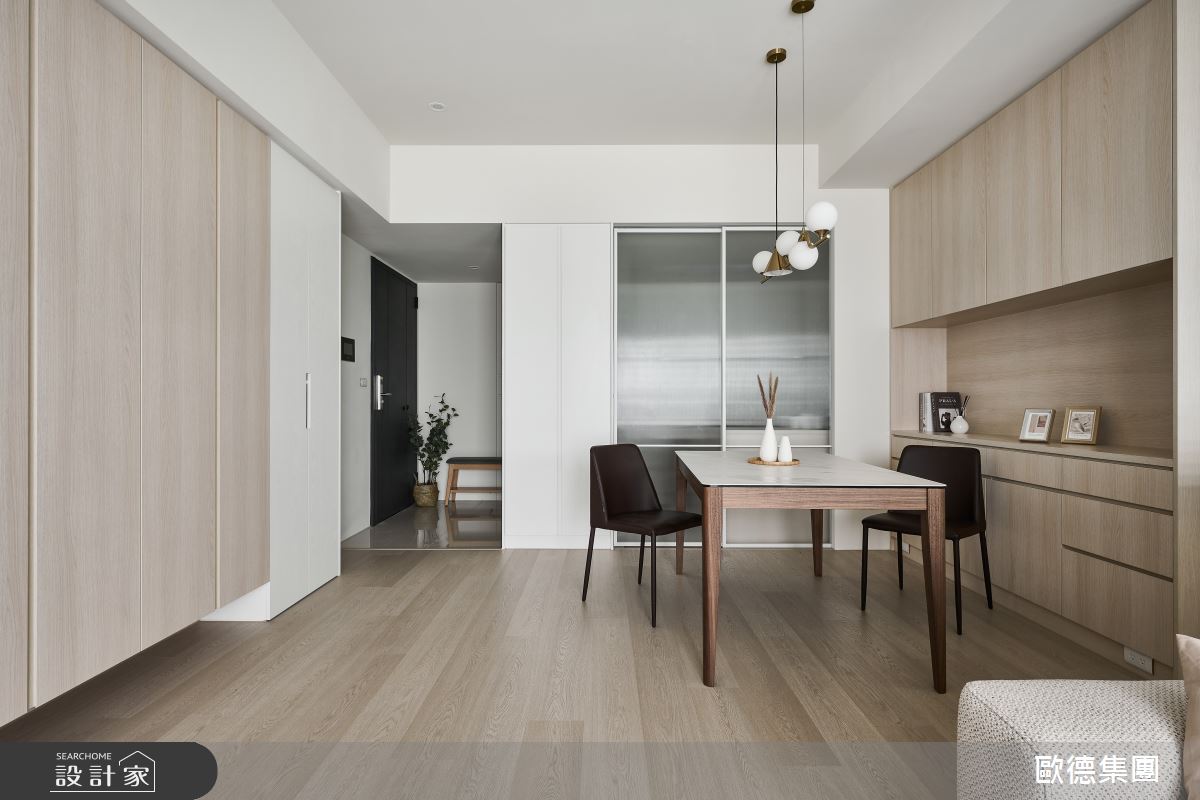 24坪新成屋(5年以下)＿北歐風玄關餐廳案例圖片＿台灣歐德傢俱股份有限公司＿歐德_166之1