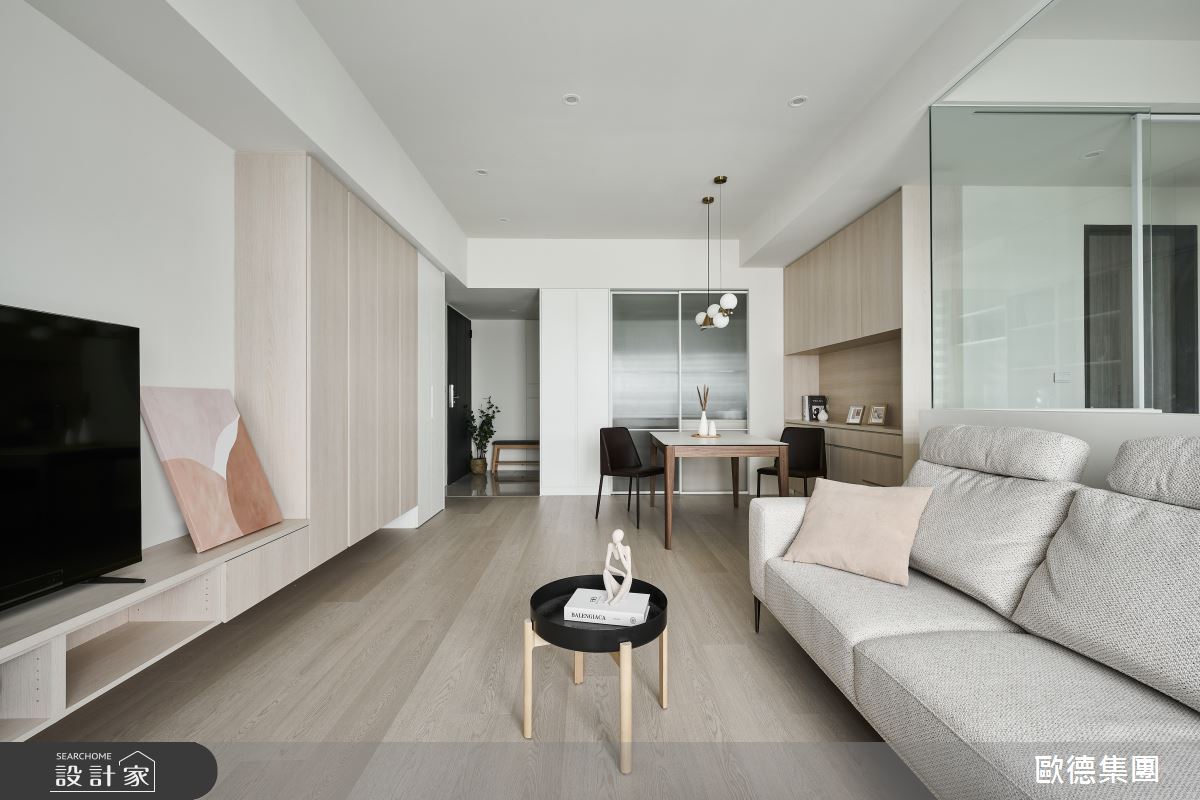 24坪新成屋(5年以下)＿北歐風客廳餐廳案例圖片＿台灣歐德傢俱股份有限公司＿歐德_166之8