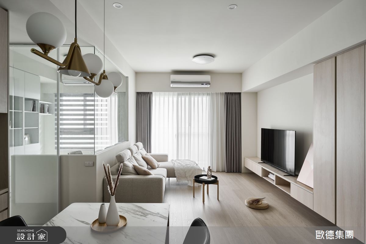 24坪新成屋(5年以下)＿北歐風客廳餐廳案例圖片＿台灣歐德傢俱股份有限公司＿歐德_166之12