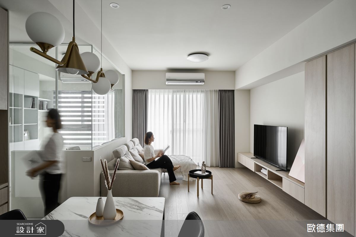 24坪新成屋(5年以下)＿北歐風客廳餐廳案例圖片＿台灣歐德傢俱股份有限公司＿歐德_166之13
