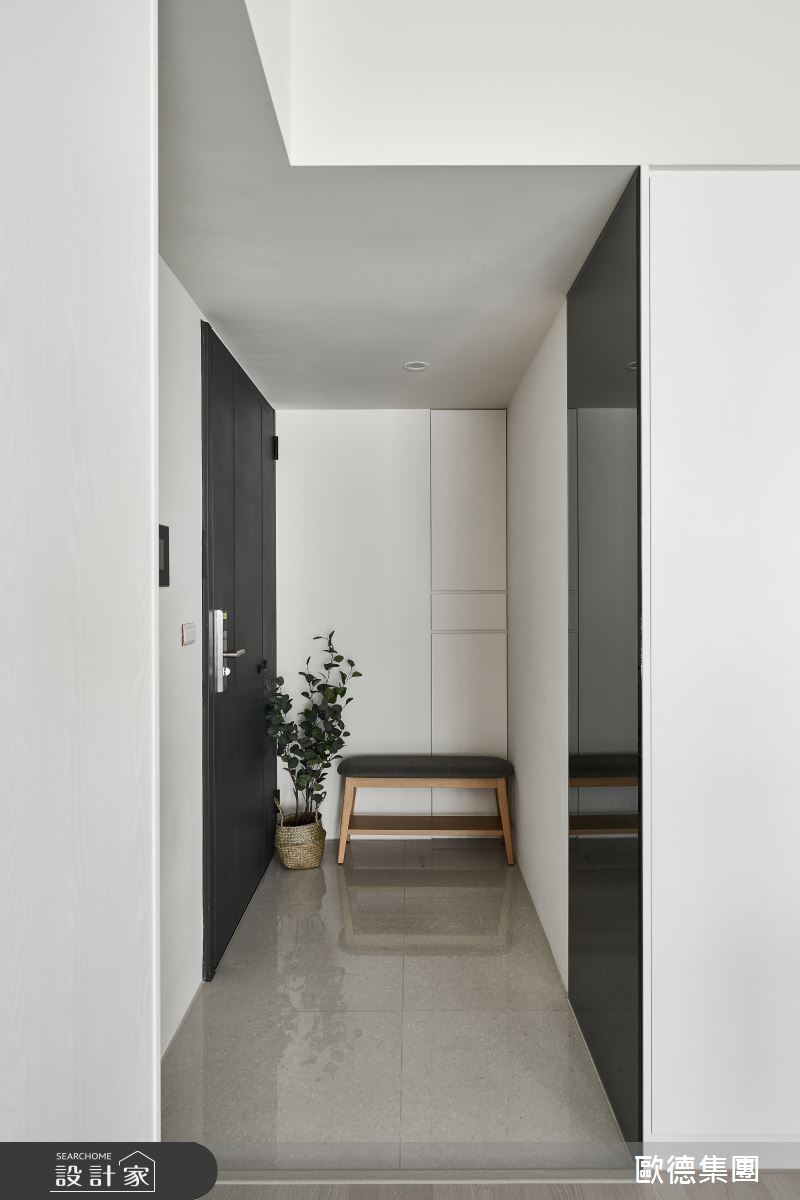 24坪新成屋(5年以下)＿北歐風玄關案例圖片＿台灣歐德傢俱股份有限公司＿歐德_166之2