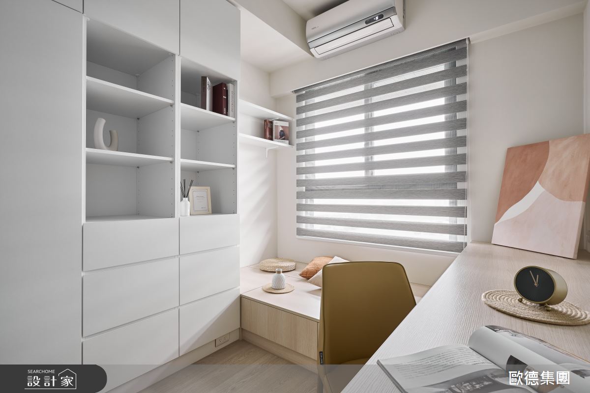 24坪新成屋(5年以下)＿北歐風書房案例圖片＿台灣歐德傢俱股份有限公司＿歐德_166之16