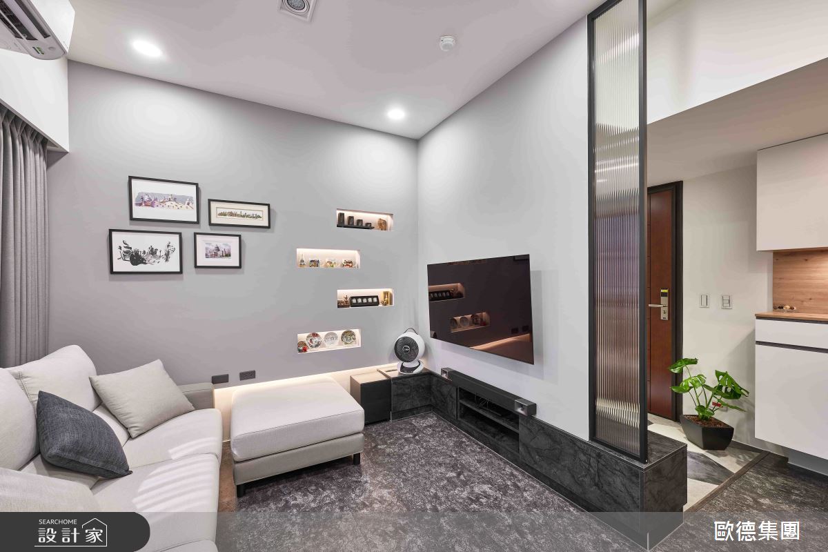 18坪新成屋(5年以下)＿工業風玄關客廳案例圖片＿台灣歐德傢俱股份有限公司＿歐德_167之2