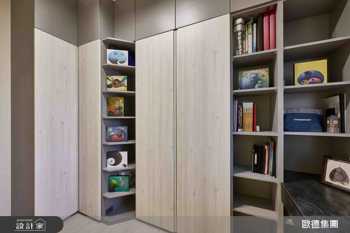 18坪新成屋(5年以下)＿工業風書房儲藏室多功能室案例圖片＿台灣歐德傢俱股份有限公司＿歐德_167之15