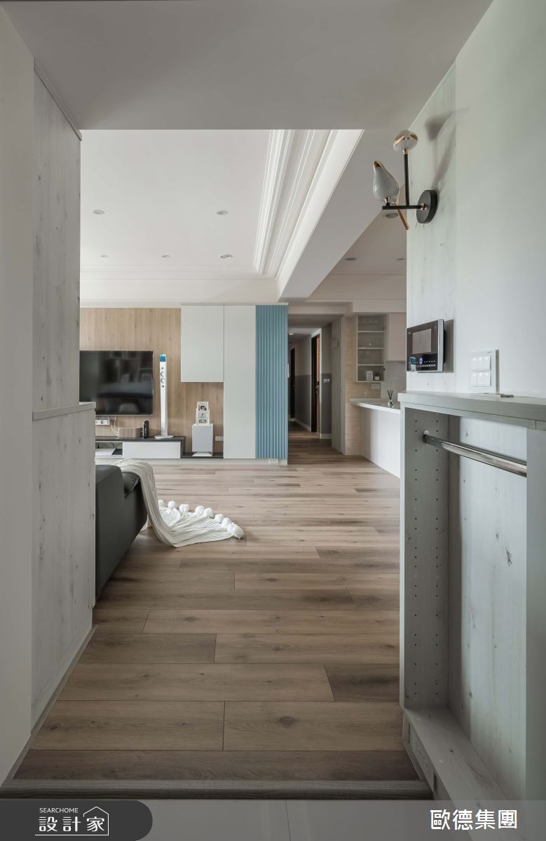 40坪新成屋(5年以下)＿北歐風玄關案例圖片＿台灣歐德傢俱股份有限公司＿歐德_168之2