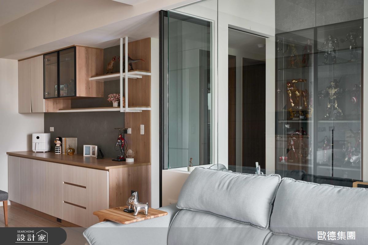22坪新成屋(5年以下)＿日式禪風客廳案例圖片＿台灣歐德傢俱股份有限公司＿歐德_169之4