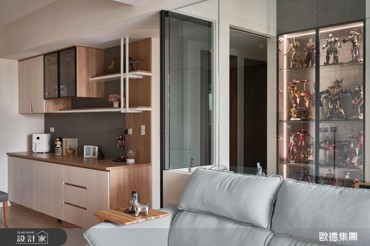 22坪新成屋(5年以下)＿日式禪風客廳案例圖片＿台灣歐德傢俱股份有限公司＿歐德_169之5