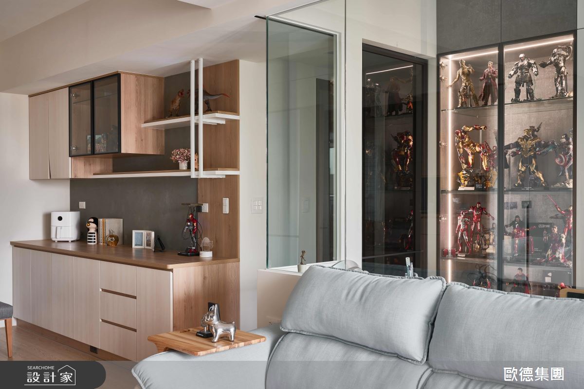 22坪新成屋(5年以下)＿日式禪風客廳案例圖片＿台灣歐德傢俱股份有限公司＿歐德_169之6