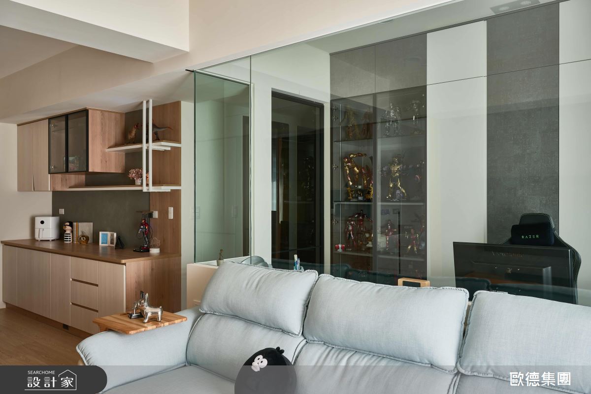 22坪新成屋(5年以下)＿日式禪風客廳案例圖片＿台灣歐德傢俱股份有限公司＿歐德_169之12