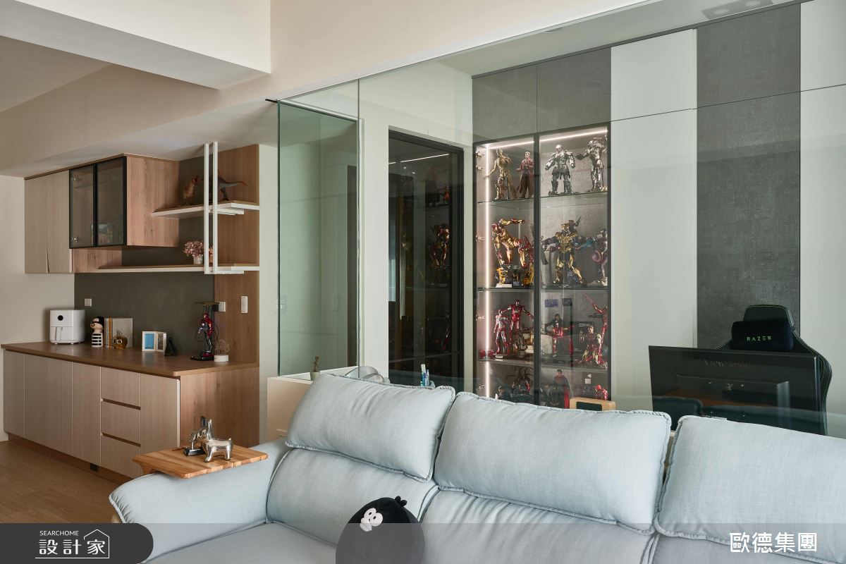 22坪新成屋(5年以下)＿日式禪風客廳案例圖片＿台灣歐德傢俱股份有限公司＿歐德_169之13
