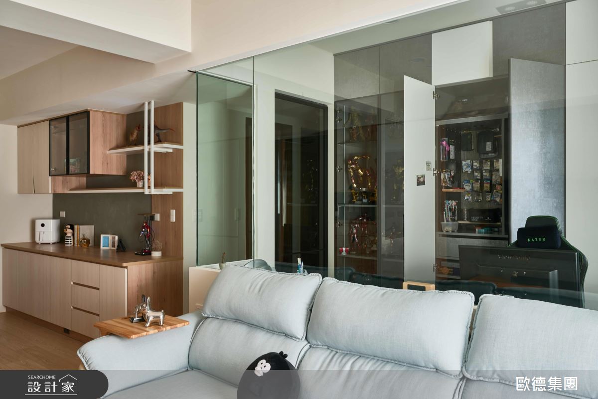 22坪新成屋(5年以下)＿日式禪風客廳案例圖片＿台灣歐德傢俱股份有限公司＿歐德_169之15