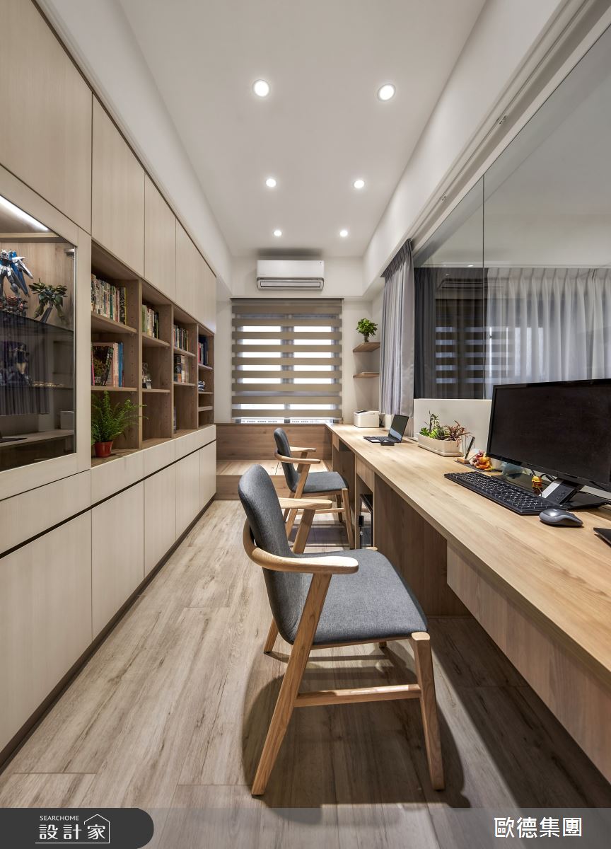 50坪新成屋(5年以下)＿現代風書房案例圖片＿台灣歐德傢俱股份有限公司＿歐德_170之28