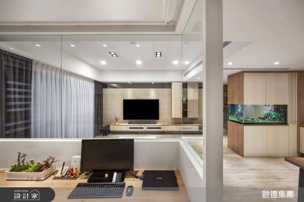 50坪新成屋(5年以下)＿現代風書房案例圖片＿台灣歐德傢俱股份有限公司＿歐德_170之26