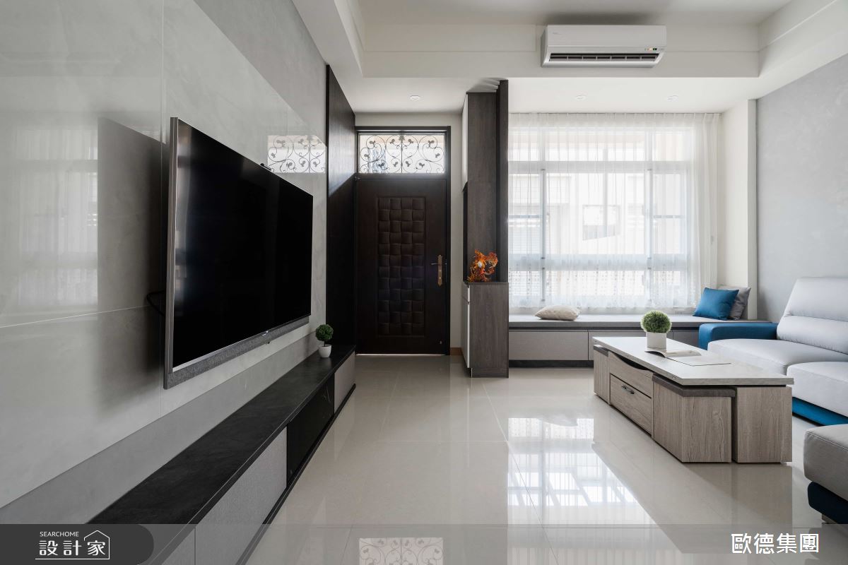 41坪新成屋(5年以下)＿現代風玄關客廳臥室案例圖片＿台灣歐德傢俱股份有限公司＿歐德_172之3