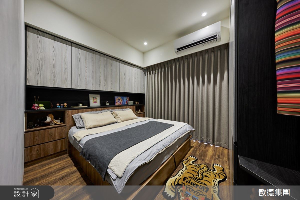 25坪新成屋(5年以下)＿混搭風臥室案例圖片＿台灣歐德傢俱股份有限公司＿歐德_174之6