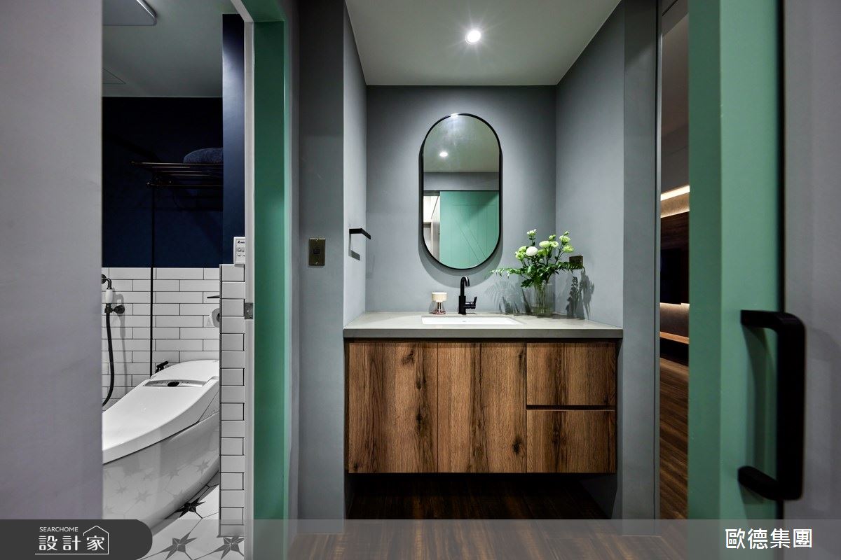 25坪新成屋(5年以下)＿混搭風浴室案例圖片＿台灣歐德傢俱股份有限公司＿歐德_174之12