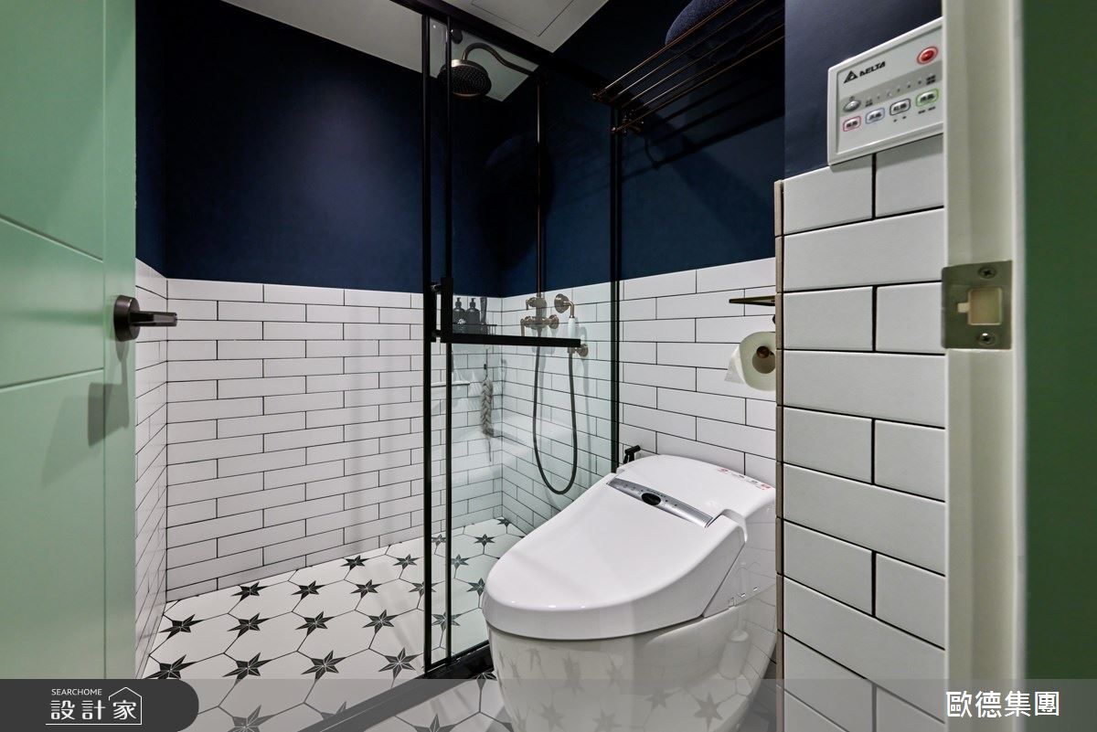 25坪新成屋(5年以下)＿混搭風浴室案例圖片＿台灣歐德傢俱股份有限公司＿歐德_174之13