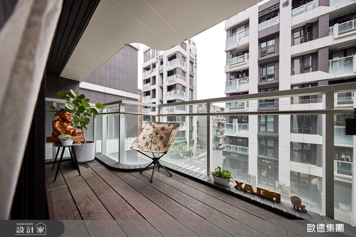 25坪新成屋(5年以下)＿混搭風陽台案例圖片＿台灣歐德傢俱股份有限公司＿歐德_174之15