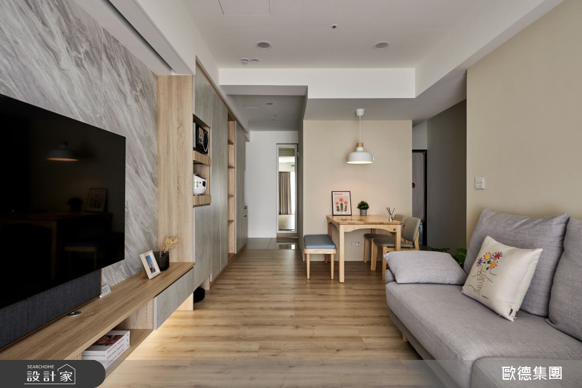 18坪新成屋(5年以下)＿北歐風客廳餐廳案例圖片＿台灣歐德傢俱股份有限公司＿歐德_176之6
